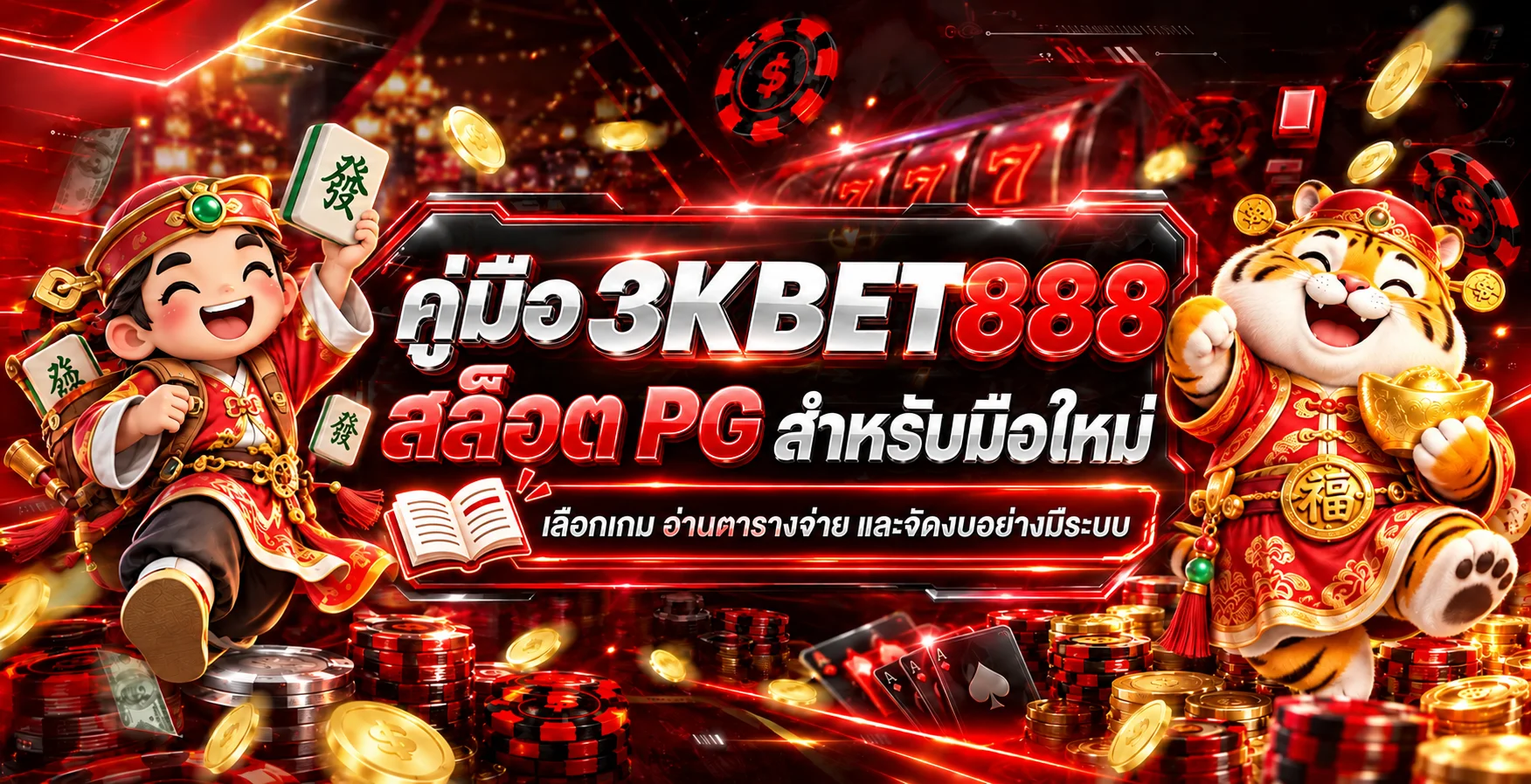 3KBET888 สล็อต PG คู่มือเลือกเกมและจัดงบสำหรับมือใหม่